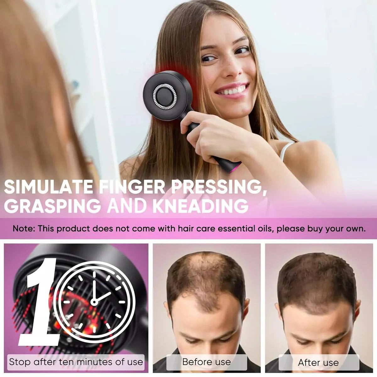 3-IN-1 Scalp & Hair Growth Therapy Brush
