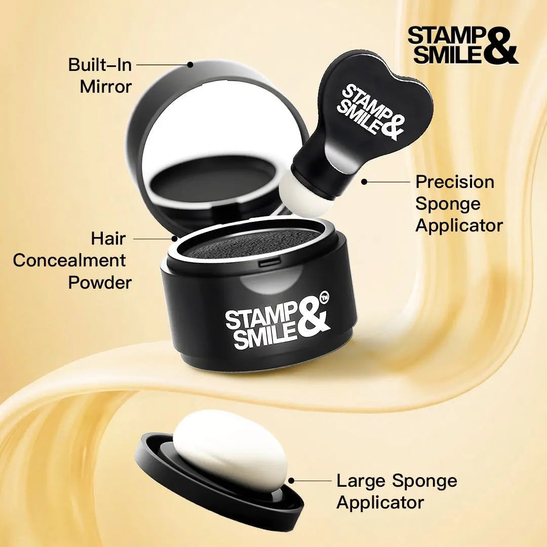 Hair Camouflage Powder Kit (With Applicator) Stamp N Smile