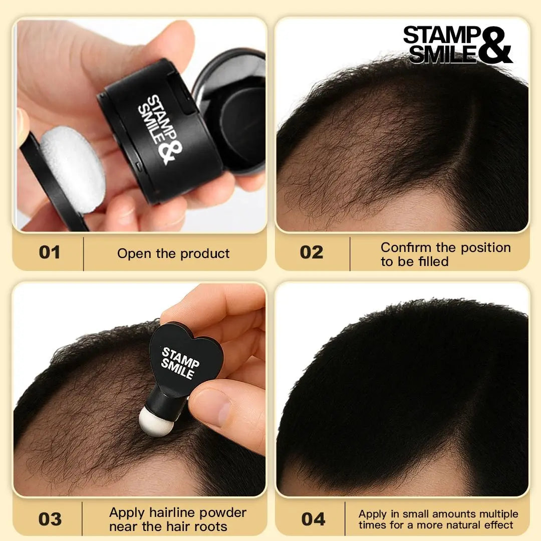 Hair Camouflage Powder Kit (With Applicator) Stamp N Smile