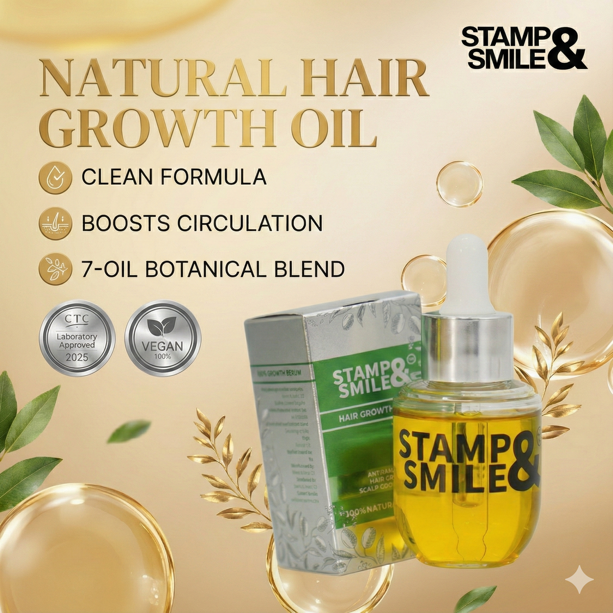 Natural Hair Growth Oil Serum