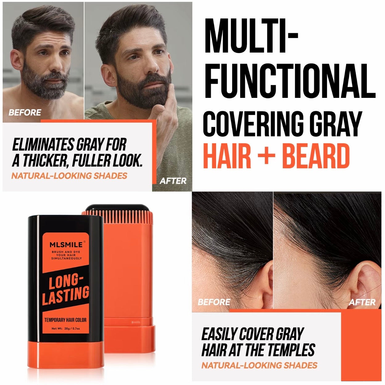 Instant Hair Dye Comb