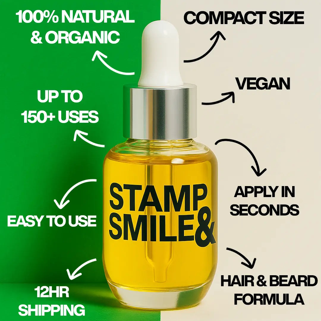 Natural Hair Growth Essential Oil Serum Stamp N Smile