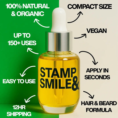 Natural Hair Growth Essential Oil Serum Stamp N Smile